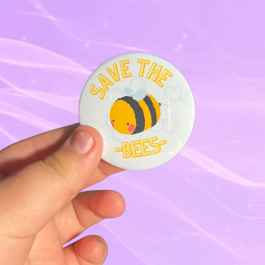 "Save the Bees" | Pinback Button