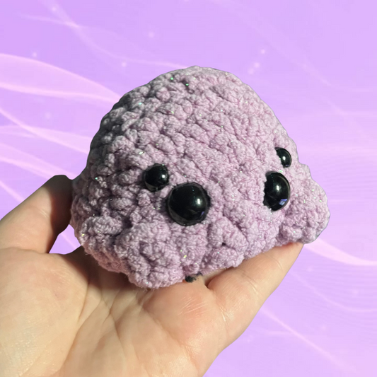 Sparkly Spider Stress Ball | Crochet Plush
